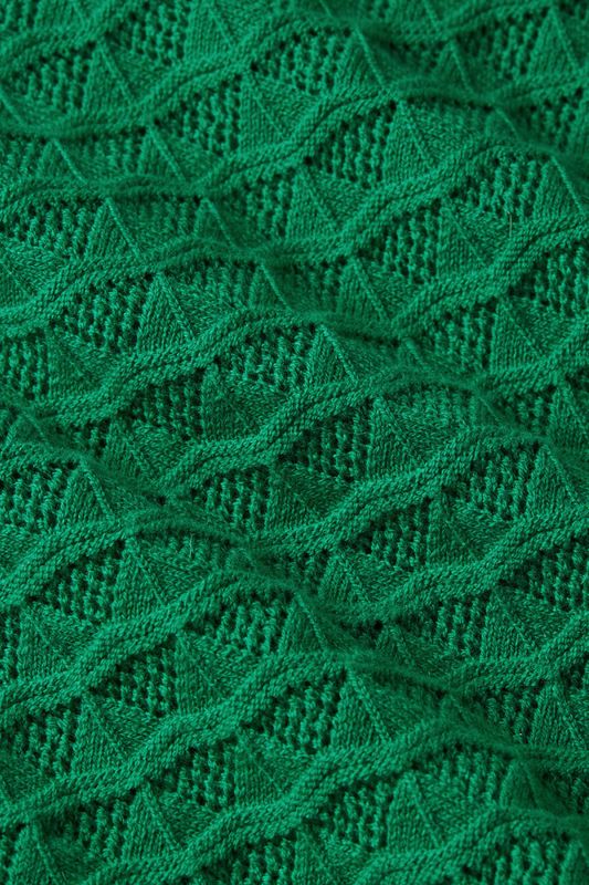 Polo Avel strikket topp - Meadow Green