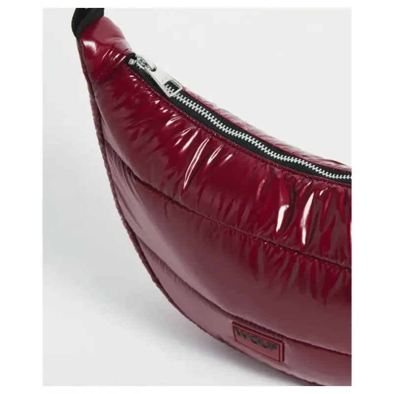 Crossbody Bag - Glossy Burgundy