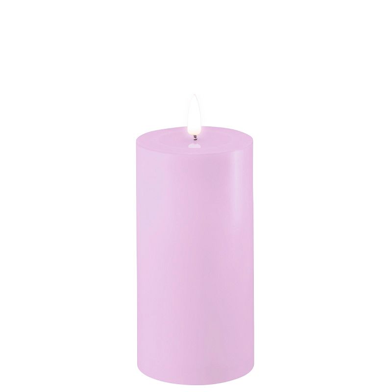 LED-Kubbelys 7,5x15 cm - Lavendel