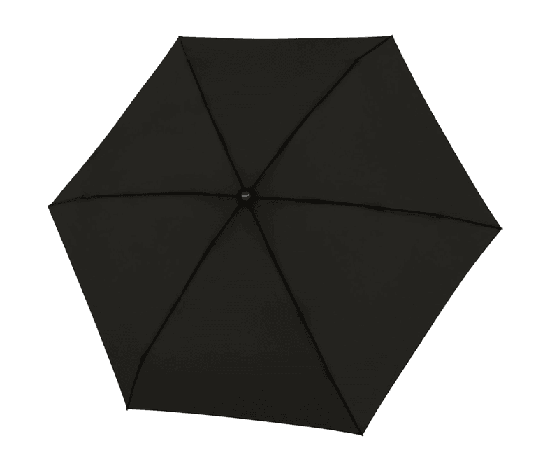 Mini Compact Paraply - svart 