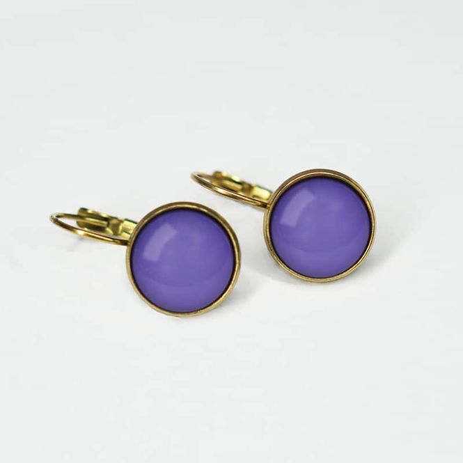 Hovedbilde Dots Øredobber - Iris purple