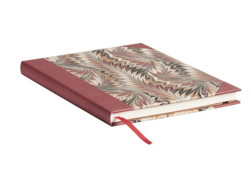 Cockerell Marbled Paper journal - linjert ultra