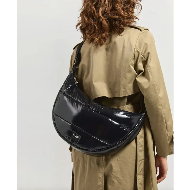 Crossbody Bag Large - Glossy Black