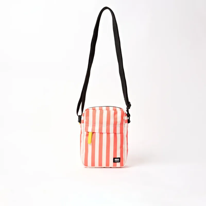 Roka Bond Skulderveske - Korall striper 